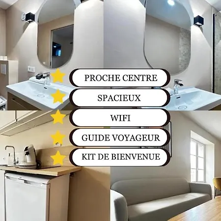 E5 Reton T2 Chic Et Confortable Au Coeur D アパート